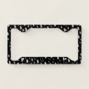Search for halloween license plate frames Black