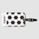 Search for soccer luggage tags Footballer