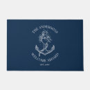 Search for navy blue doormats Anchor