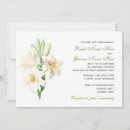 Search for white lily wedding invitations Summer