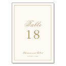 Search for gold table cards Simple