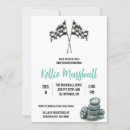 Search for racing baby shower invitations Blue