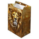 Search for lion gift bags Gold
