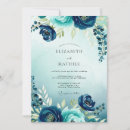 Search for teal rose wedding invitations Roses