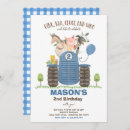 Search for blue tractor invitations Farm