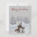 Search for westie christmas cards West highland terrier