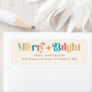 Search for merry christmas labels Retro