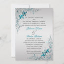 Search for teal and silver wedding invitations Trendy