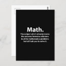 Search for math postcards Geek