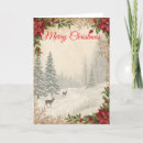 Search for deer christmas cards Berries
