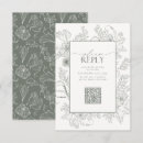 Search for inserts rsvp wedding rsvp cards Sage green