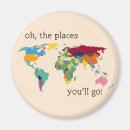 Search for world map magnets Colorful