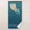 Search for mermaid bath towels Ocean