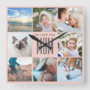 Search for mothers day clocks Family keepsake