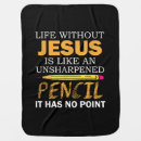 Search for christian baby blankets Jesus