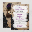 Search for leather and lace invitations Black