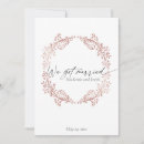 Search for we got married wedding announcement cards Chic