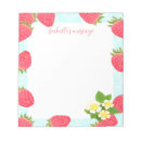 Search for strawberry notepads Fruits