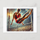 Search for gymnastics postcards Male