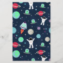 Search for galaxy stationery paper Space