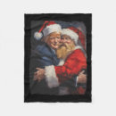 Search for funny blankets Dabbing santa claus