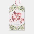 Search for happy holidays gift tags To from