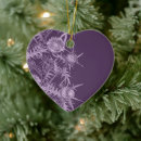 Search for violet flower ornaments Purple