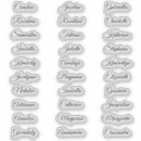 Search for clear wedding stickers Modern
