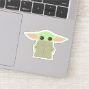 Search for baby yoda stickers Mando