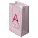 Search for monogrammed gift bags Feminine girly cute pretty