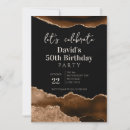 Search for brown birthday invitations Chic