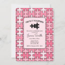Search for puzzle piece invitations Pink