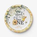 Search for honey bee plates Bee first birthday