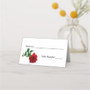 Search for red rose place cards Escort