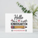 Search for kindergarten cards First day of school