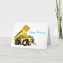 Search for construction birthday cards Bulldozer