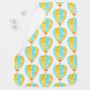 Search for hot air balloon baby blankets Watercolor