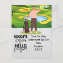 Search for retirement save the date postcards Retired