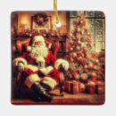 Search for old fashioned santa claus ornaments Nostalgic