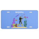 Search for scuba diving license plates Fish