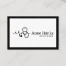Search for private nurse business cards Health