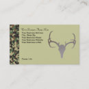 Search for deer business cards hunter