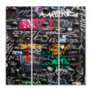 Search for black and white graffiti art Street