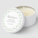 Search for gingham favors Thank you
