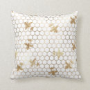 Search for queen bee pillows Honeycomb