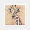 Search for giraffe napkins Whimsical