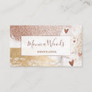 Search for faux rose gold business cards makeup artist