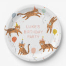 Search for tiger paper plates Birthday