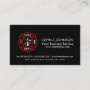 Search for cross business cards fireman