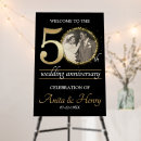 Search for 50th anniversary rings Black and gold
